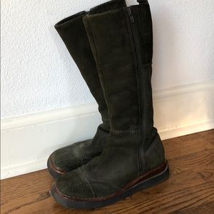 Frye Green suede boots